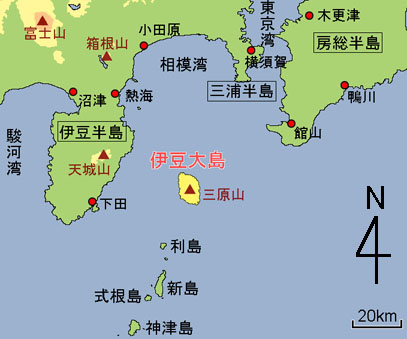 伊豆大島地図