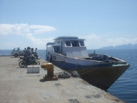 パマナ島まで運航する船