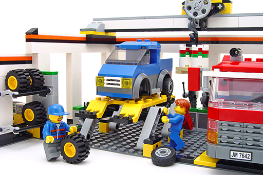 レゴ シティ LEGOの町 自動車修理工場 7642 一部 Df7u8wq7Qw