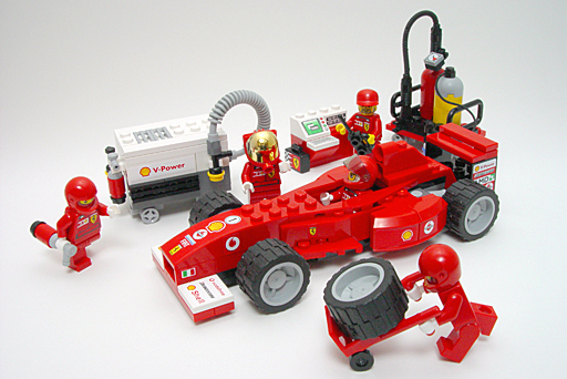 【LEGO8673】レゴ・レーサー・フェラーリ・F1ピットストップ - LEGO製品購入レビュー