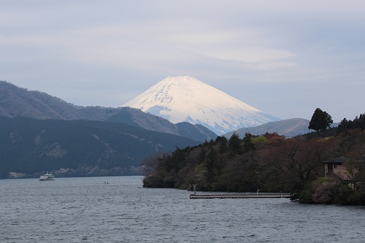 芦ノ湖遊覧船からの富士山