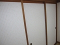 埼玉県所沢市　空き室賃貸物件原状回復　６畳和室襖張替え　作業完了後　２